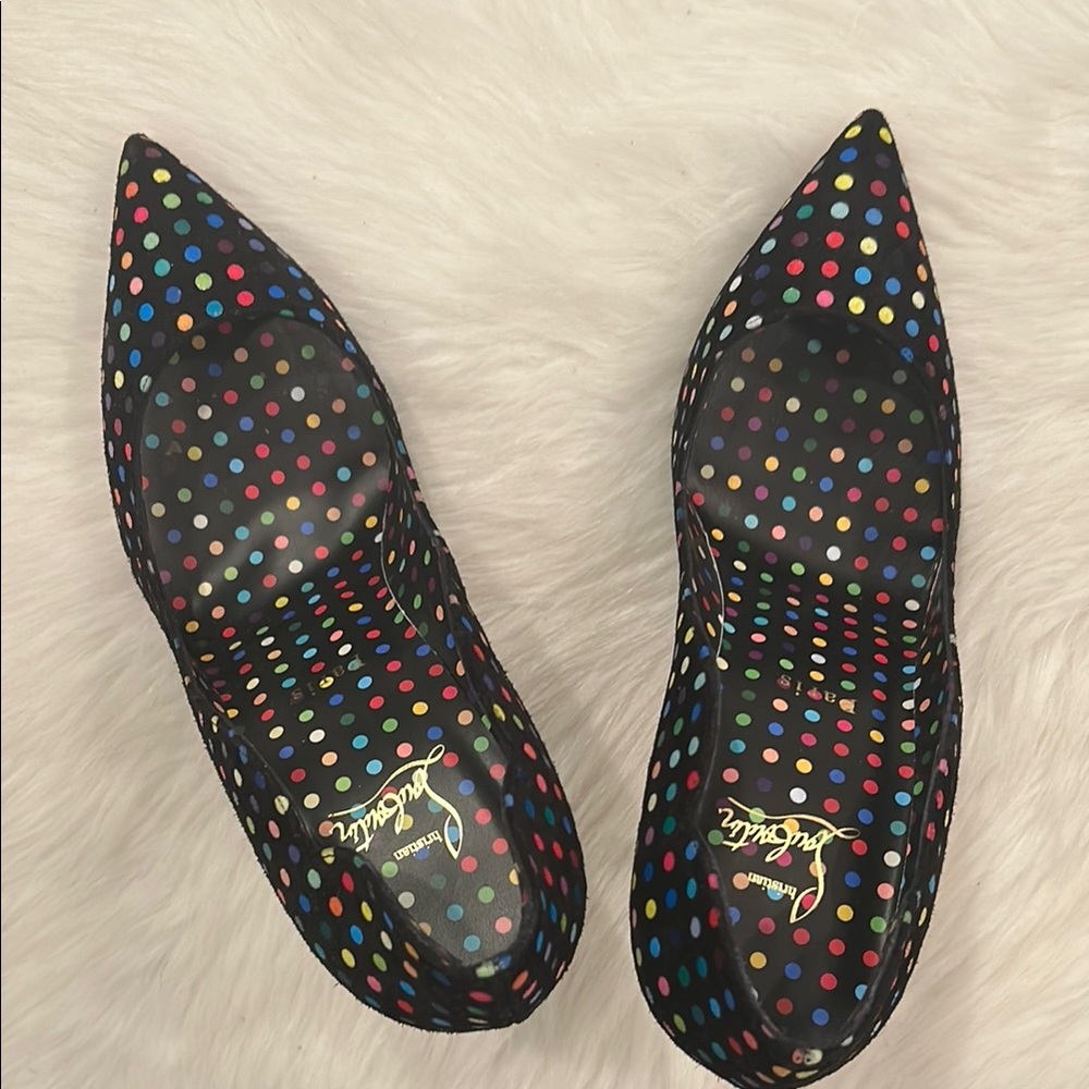 NWT Christian Louboutin Colorful Polka Dot Women's Shoes